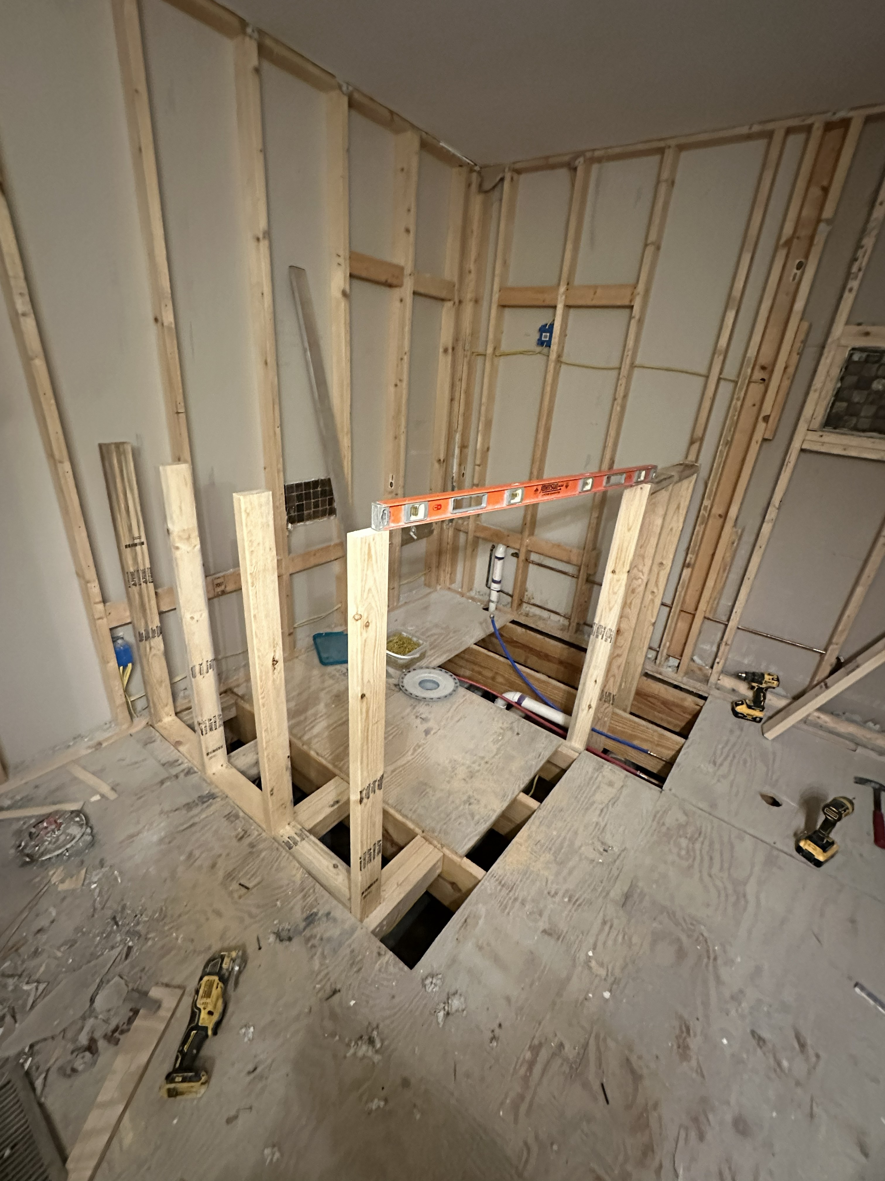 Framing a Shower